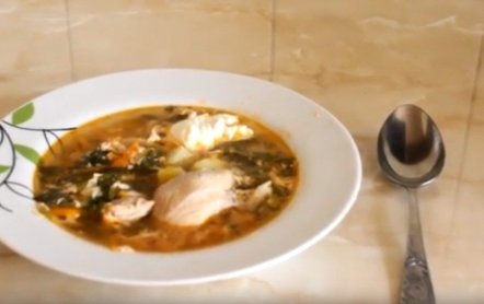 Рецепт необычного зеленого супа