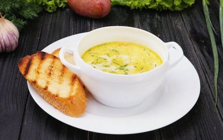 Суп из сыра. Очень сочный рецепт