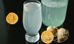 Напиток для похудения с имбирем и лимоном