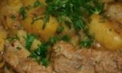 Картошка с копчеными ребрышками рецепт с фото
