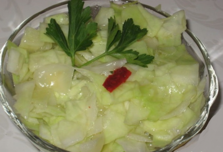Капустный салат по-восточному - салат фото рецепты